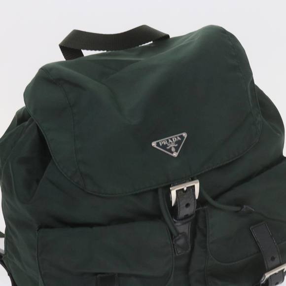 PRADA Backpack Nylon Green Auth 59702 - Picture 6 of 16